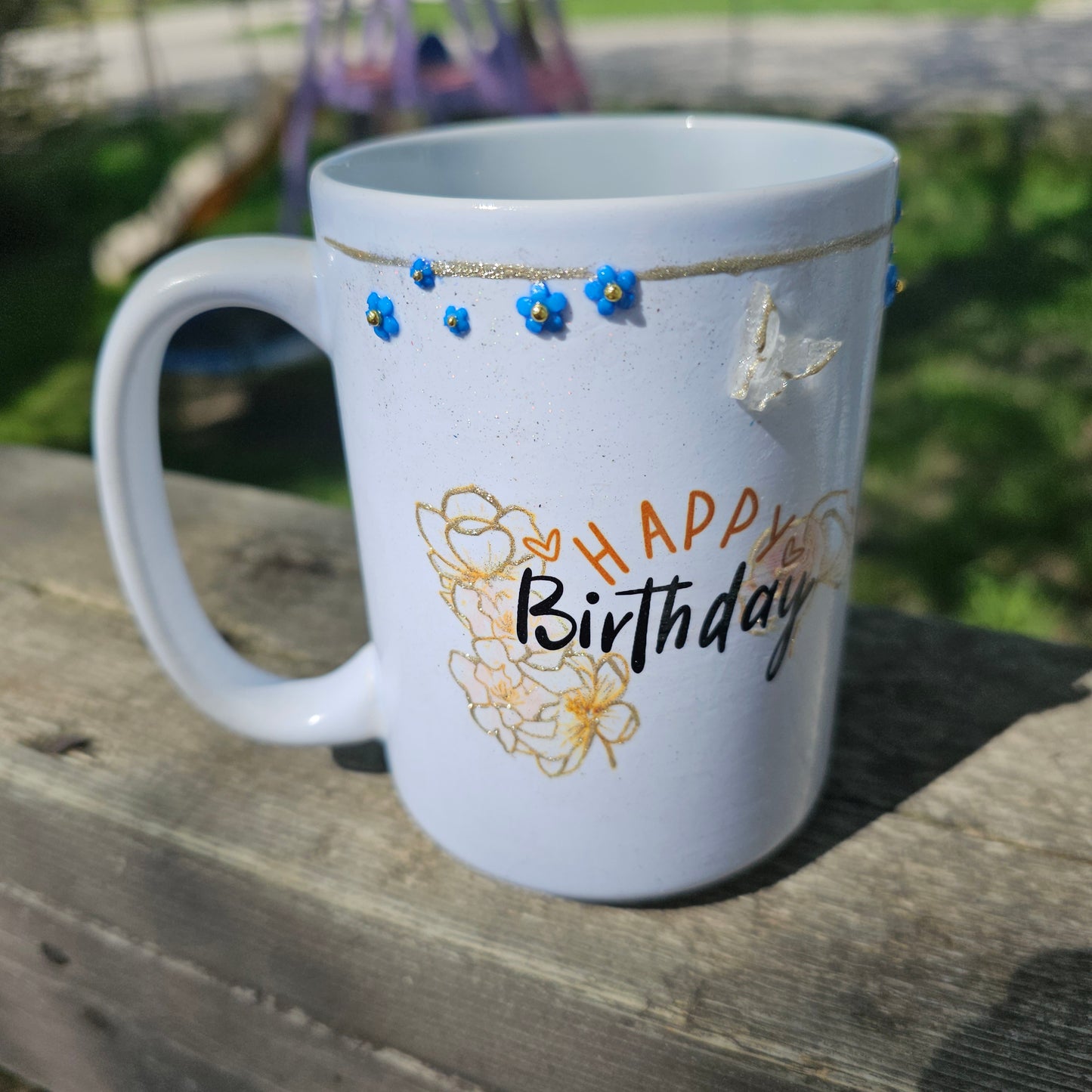 15oz Resin Happy Birthday Mug