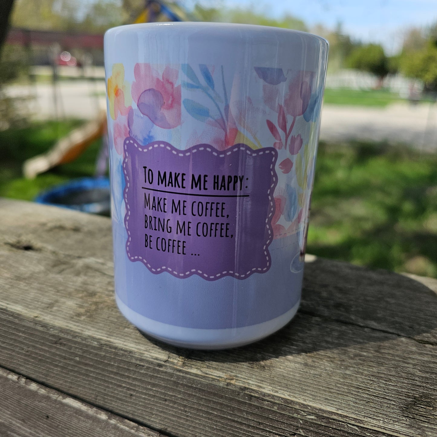 15oz Happy Birthday Mug Coffee Cat(customization available)
