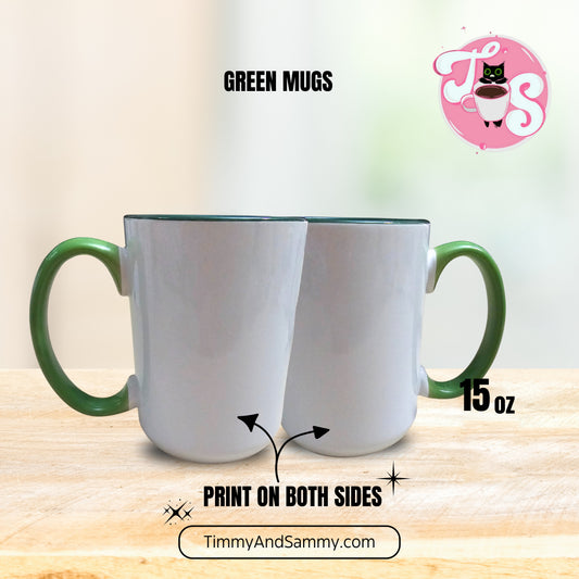 Custom Coloured Mugs 15oz image 1