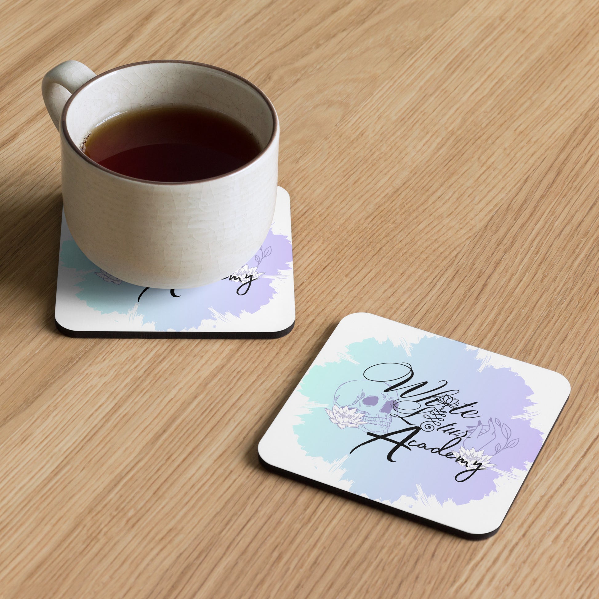 White Lotus Academy Coasters Set of 2 image 1